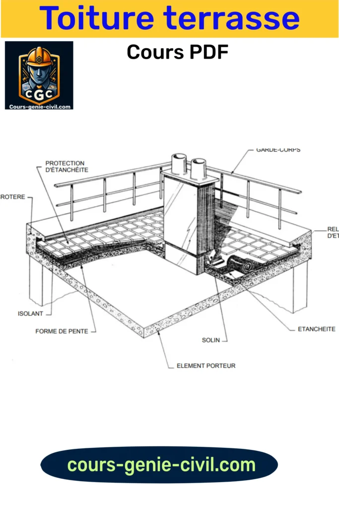 Une toiture-terrasse moderne illustrant une solution architecturale innovante et adaptée aux constructions contemporaines.